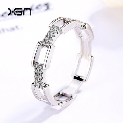 Sterling Sier Eight Hearts And Arrows Rings
