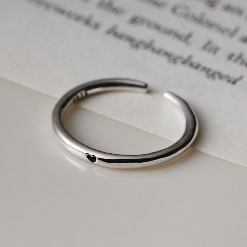 Not Late Sterling Sier Female Cute Rings