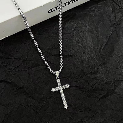 Women's & Men's Diamond Cross For Trendy Personalized Hip Hop Necklaces
