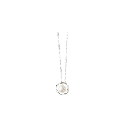 Women's Niche French Style Short Simple Sier Necklaces