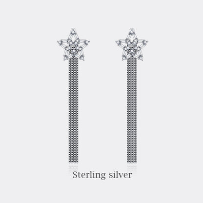 Female Simple Graceful Metal Quality Street Earrings