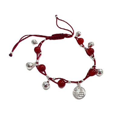 Bell Female One Step Blessing Card Bracelets
