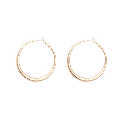 Needle Exaggerated And Personalized Design Metal Big Earrings