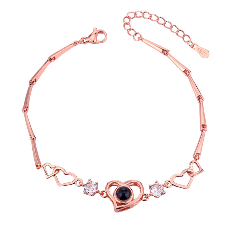 Crooked Projection Female Personalized Niche Design One Hundred Bracelets