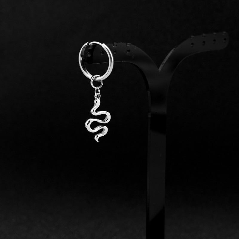Women's & Men's Hop Punk Unisex Style Snake-shaped Ear Earrings