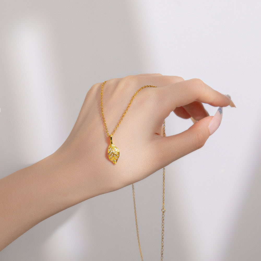 Women's Steel Exquisite Fully Jeweled Loving Heart Necklaces