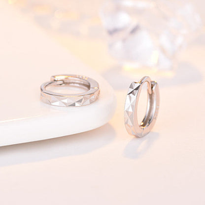 Women's Rice Character Design Ear Clip Small Circle Elegant Earrings