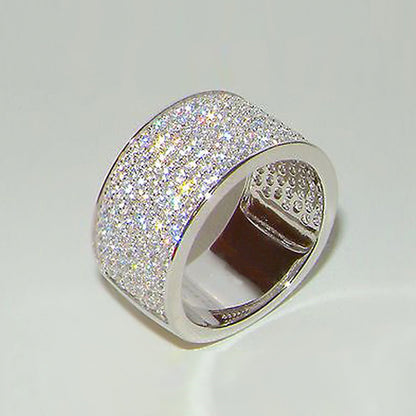 Men's Version Full Diamond Fashion Affordable Luxury Rings