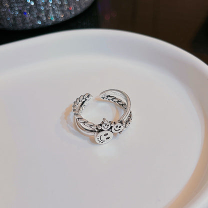 Wind Irregular Female Niche Design Simple Rings