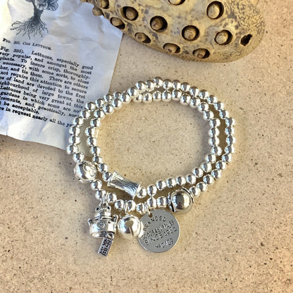 Women's Style Lucky Bag Elephant Pendant Minimalist Bracelets