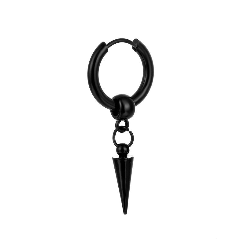 Cross Titanium Steel Korean Style Fashion Earrings