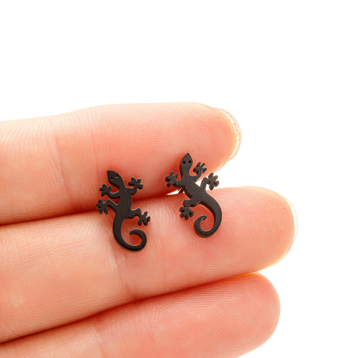 Stainless Steel Cartoon Small Animal Dinosaur Unicorn Earrings