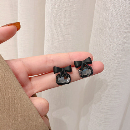 Women's Ear Geometric Bow Eardrops Graceful Full Earrings