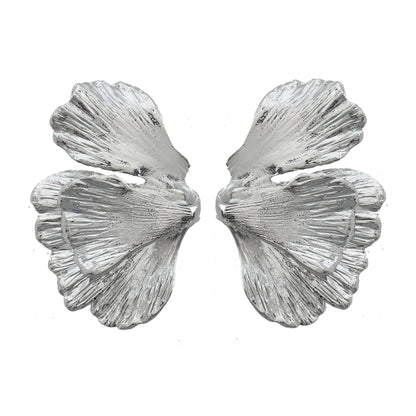 Alloy Leaves Flower Female Fashion Elegant Retro Earrings
