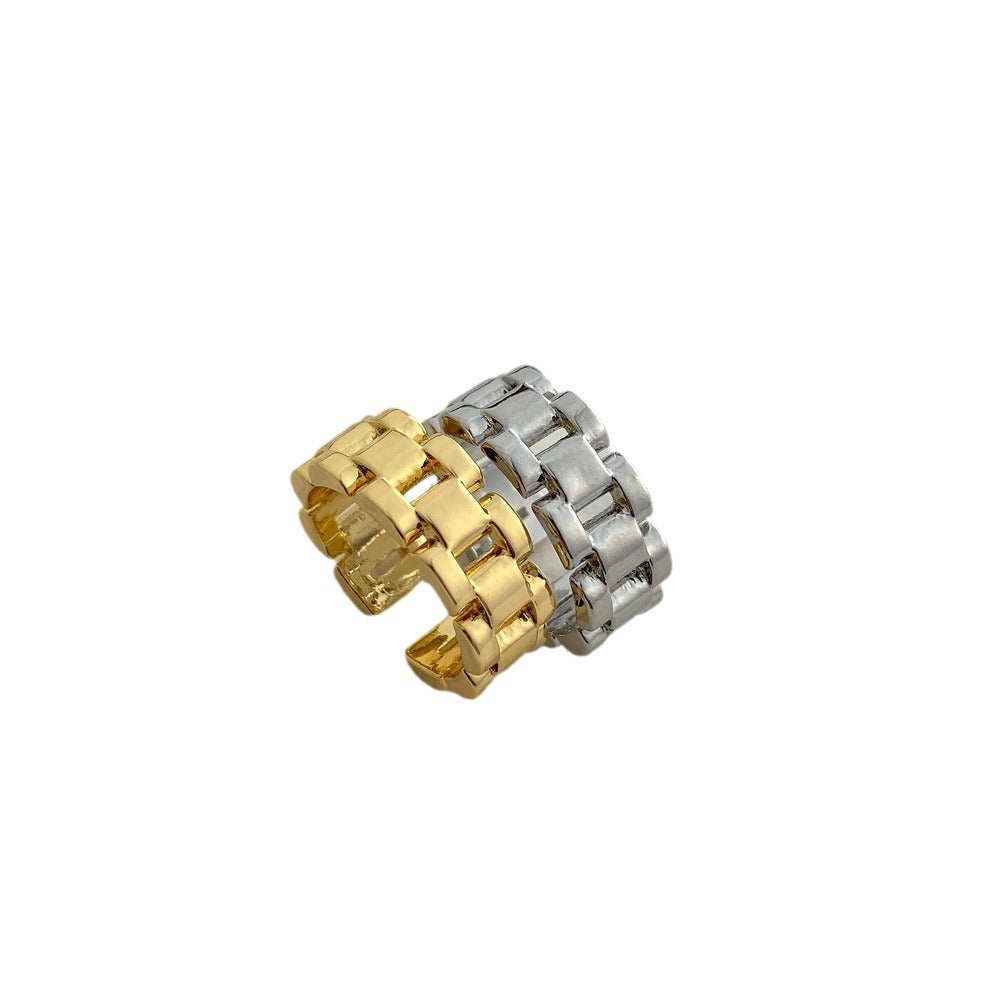 Female Opening Adjustable Cold Style Daily Copper Rings