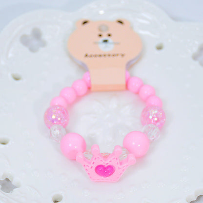 Children's Cartoon Little Accessories Princess Elsa Ornament Beaded Bracelets