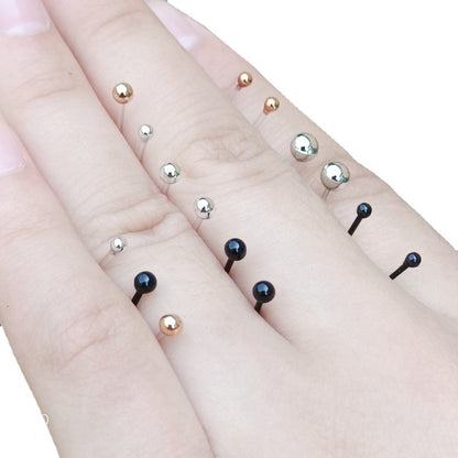 Women's Summer Ear Plastic Auricular Needle Mini Earrings