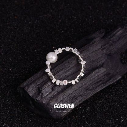 Shell Pearls Female Niche Beautiful Pearl Rings