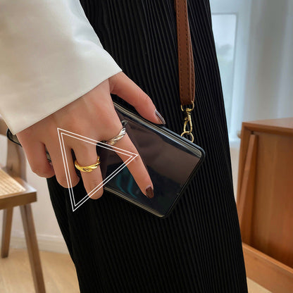 Fashion Wave Pattern Frosted Simple Versatile Rings