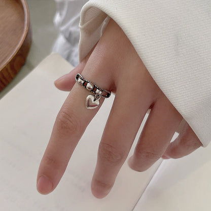 Love Pendant Sterling Sier Female Design Rings