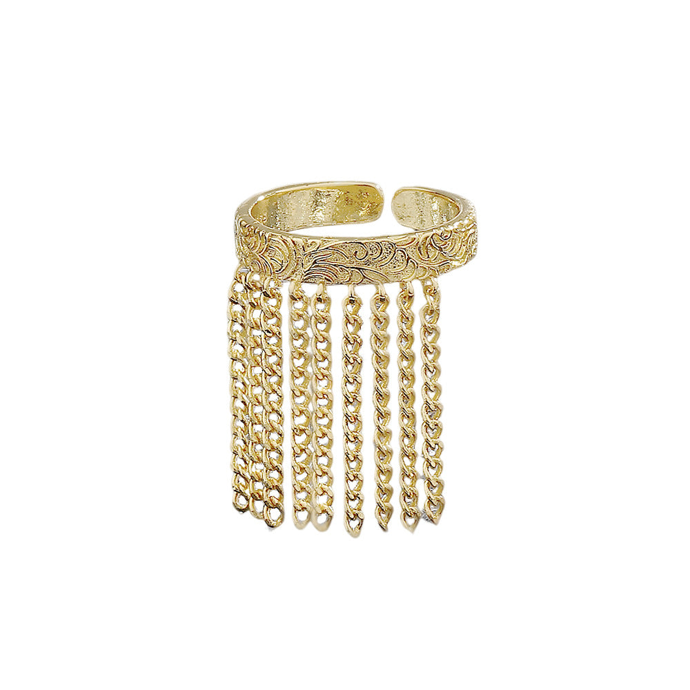 Personalized And Exaggerated Minority Gold Plated Rings