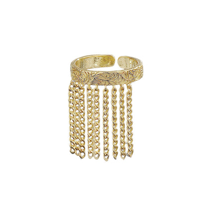 Personalized And Exaggerated Minority Gold Plated Rings