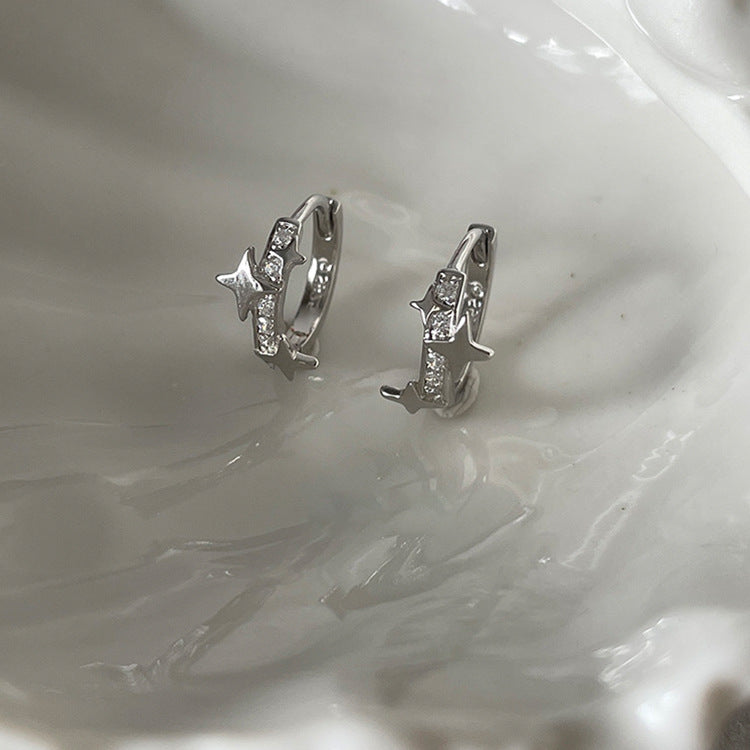 Women's Exquisite And Small Zircon Ear Design Earrings