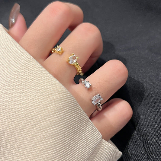 Style Shiny Asymmetric Open Index Finger Bracelets