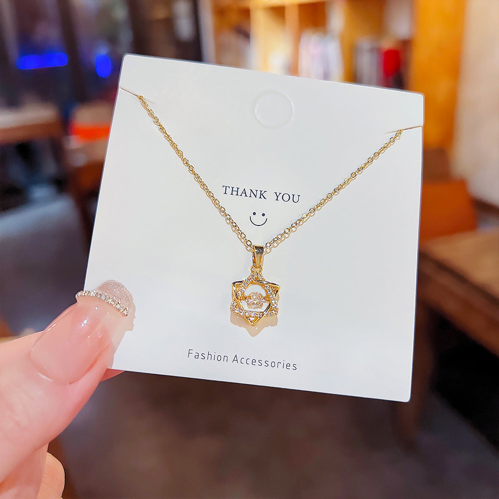 Women's Korean Style Simple And Light Luxury Niche Necklaces