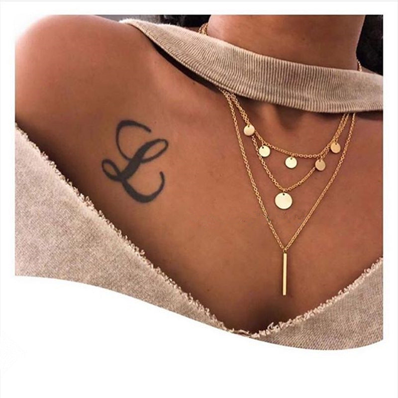 Women's Slice Personalized Tassel Long Pendant Fashion Necklaces