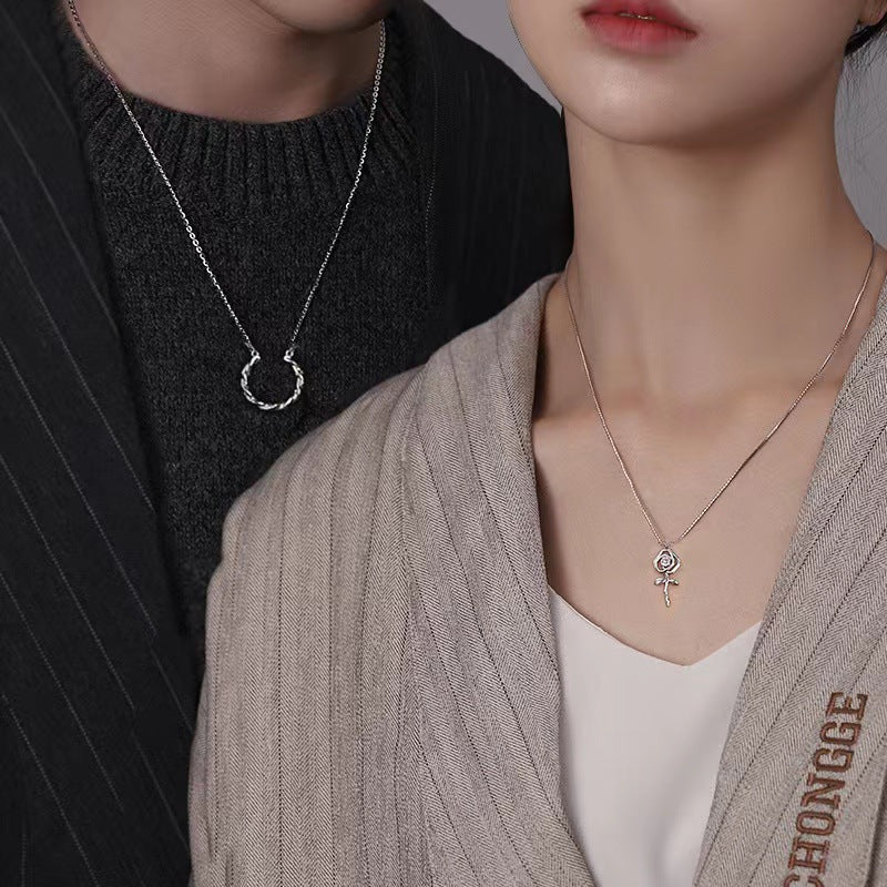 Lovers Male And Female Niche High Sense Necklaces