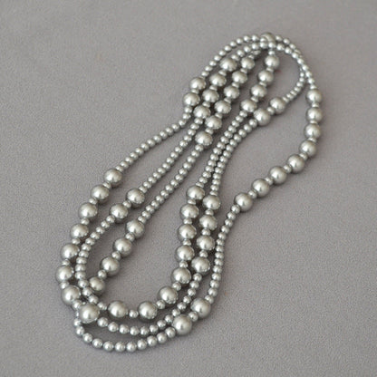 And Fashionable Large Small Pearls Interval Irregular Necklaces