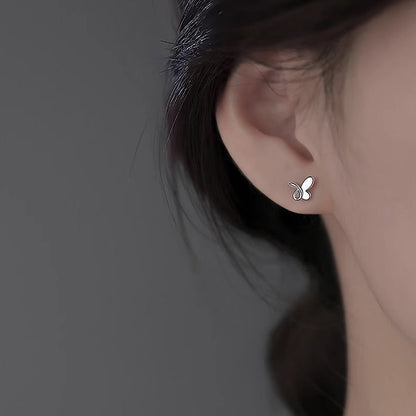 Butterfly Female Simple And Compact Korean Earrings
