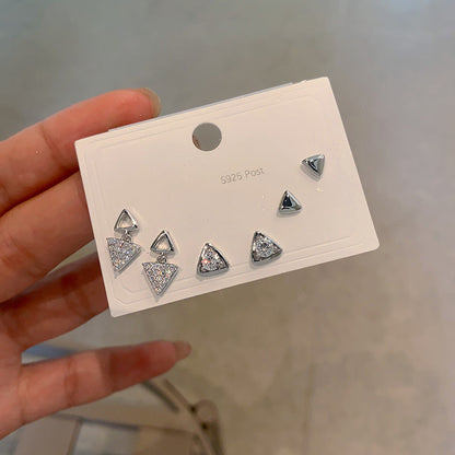 Women's Card Three Pairs Of Natural Shell Earrings