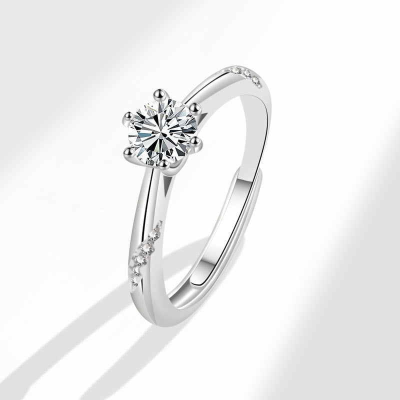 Eight Hearts And Arrows Female Karat Rings