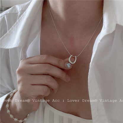 Women's Retro Geometric Korean Simple Style Temperament Necklaces