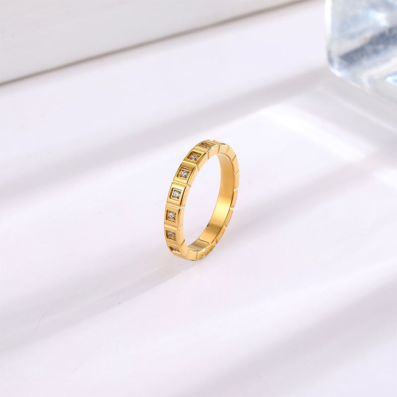 Gang Drill Titanium Steel Female Niche Rings