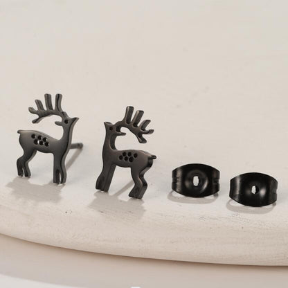 Antlers Simple And Compact Fresh Version Earrings