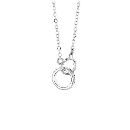 Pair Niche Design Mountain Pendant Clavicle Necklaces