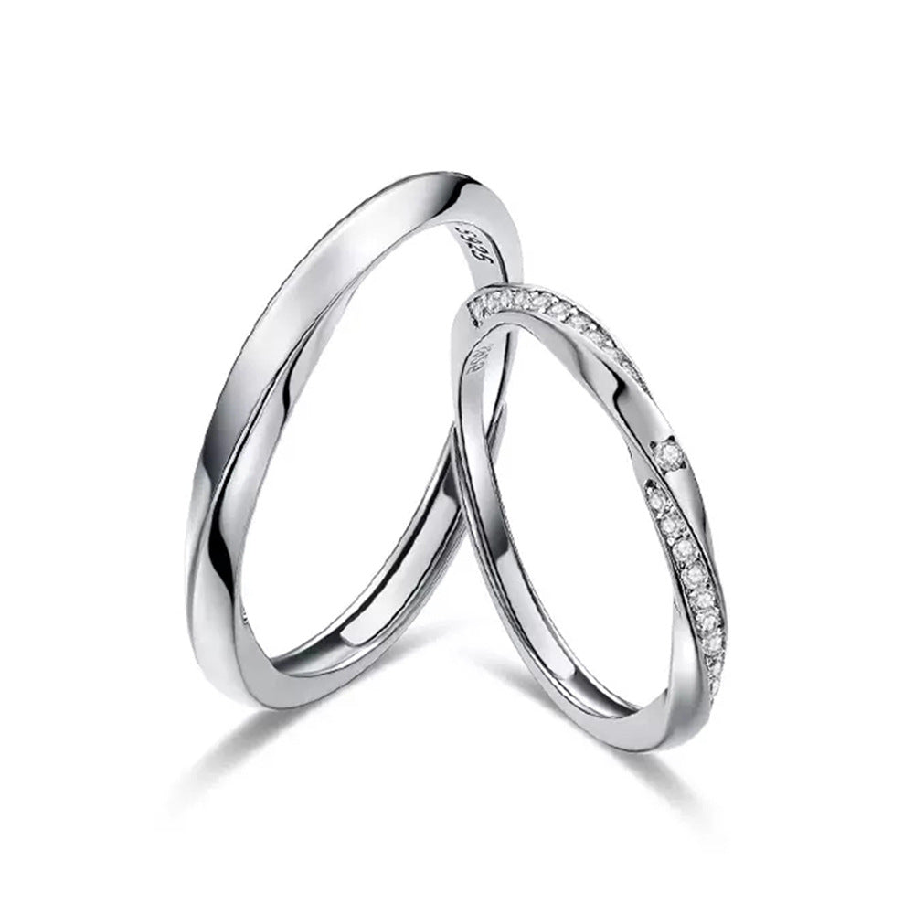 Women's & Men's My Heart Will Go On Couple Special Rings