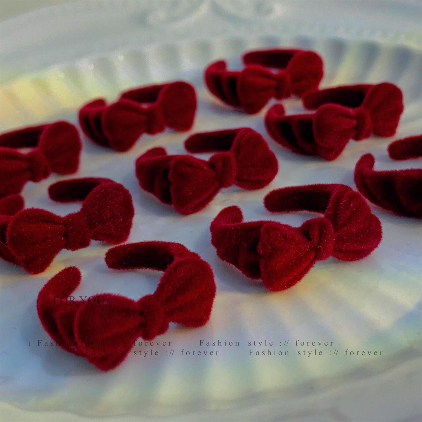 Women's Plush Opening Adjustable Index Finger French Rings