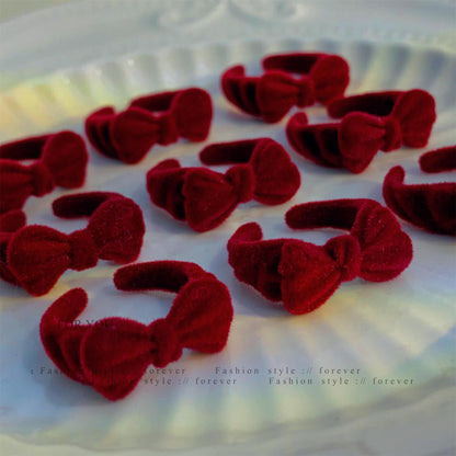 Women's Plush Opening Adjustable Index Finger French Rings