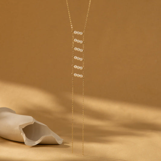 Women's Thin Chain Metal Simple Long Sexy Necklaces