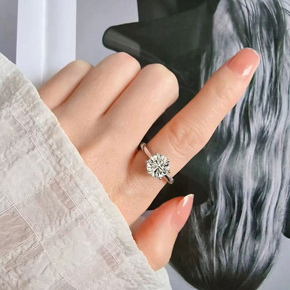 Eight Hearts And Arrows Female Karat Rings