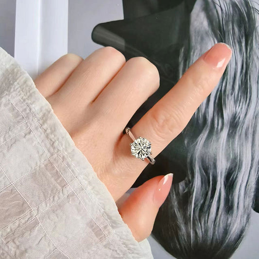 Eight Hearts And Arrows Female Karat Rings