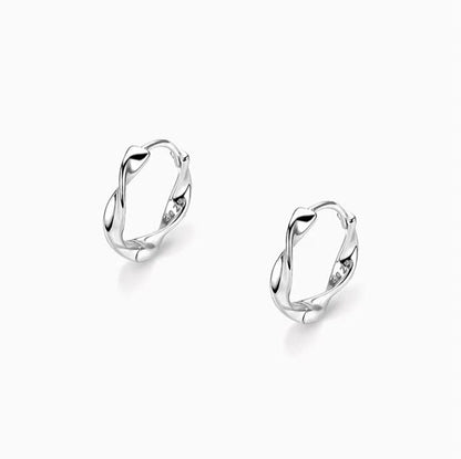 Mobius Strip Female Twist Male Simple And Light Earrings