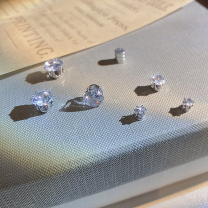 Women's Zircon Ear Bone Pin Design Sense Niche Earrings