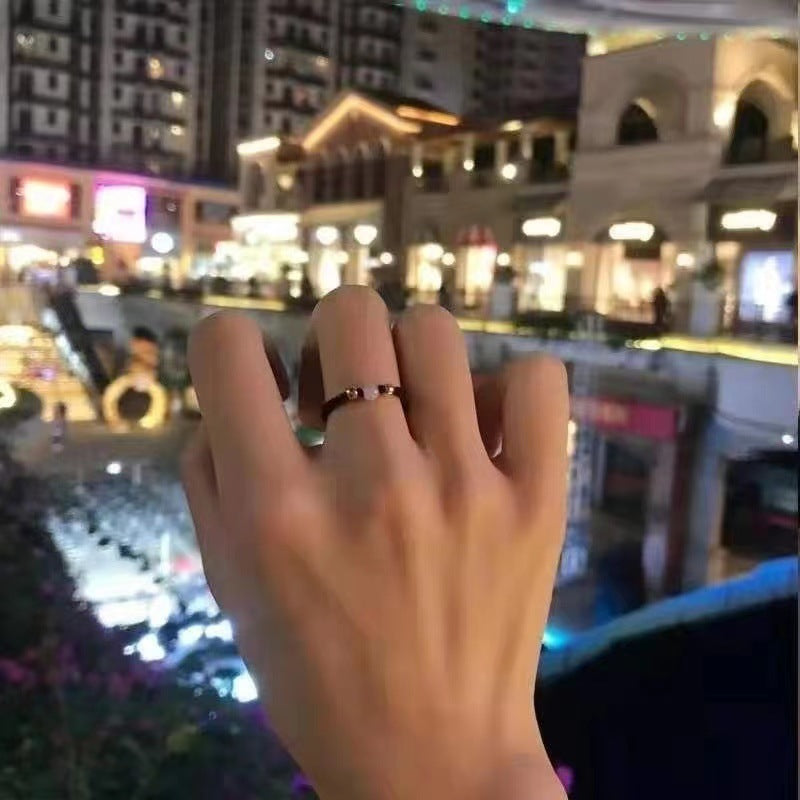 One Pair Of Lovers Design Woven Rings