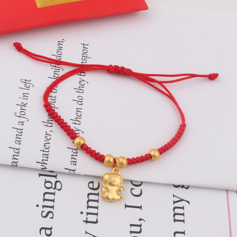 Dragon Red Rope Live Broadcast Hand-woven Bracelets