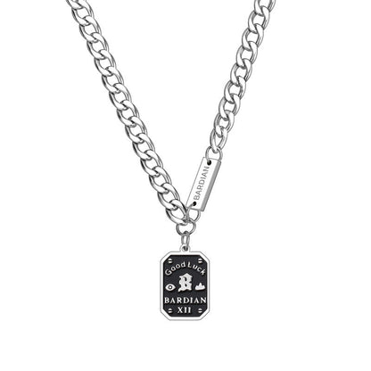 Letter Sterling Sier For Boys Hip Hop Necklaces